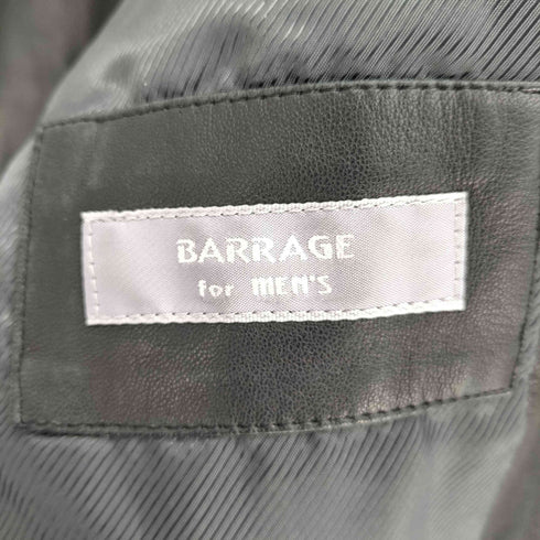 BARRAGE サイドアジャスター チンストラップ 4B レザージャケット メンズ LL