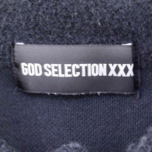 ゴッドセレクショントリプルエックス GOD SELECTION XXX ロゴ刺繍 パイル 半袖 ポロシャツ メンズ