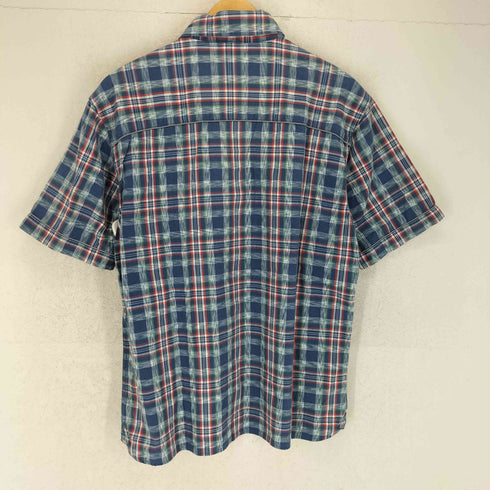 POSH BOY ポッシュボーイ スナップボタン ギミック チェック 半袖 シャツ メンズ L