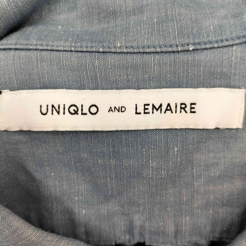 ユニクロアンドルメール UNIQLO AND LEMAIRE リモーネ リネンコットンシャツ メンズ JPN:M