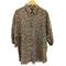 ブルーノ BRUNO イタリア製 ジオメトリックパターン S/S シルクシャツ メンズ import:XL