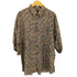 ブルーノ BRUNO イタリア製 ジオメトリックパターン S/S シルクシャツ メンズ import:XL