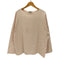 フォーサムワン FORSOMEONE 日本製 革パッチ ボーダー クルーネック L/S シャツ レディース EUR:48