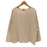 フォーサムワン FORSOMEONE 日本製 革パッチ ボーダー クルーネック L/S シャツ レディース EUR:48