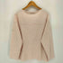 フォーサムワン FORSOMEONE 日本製 革パッチ ボーダー クルーネック L/S シャツ レディース EUR:48
