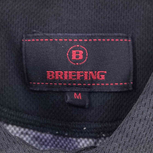 ブリーフィング BRIEFING カモ柄 ポロシャツ メンズ M