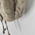 real fur jacket 裾ドローコード リアルファージャケット レディース