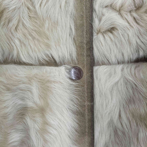real fur jacket 裾ドローコード リアルファージャケット レディース