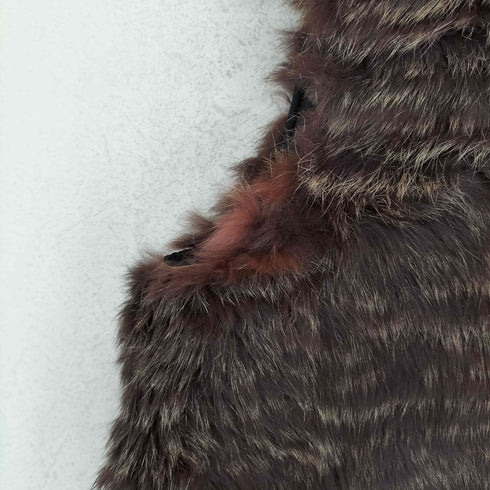 RABBIT FUR ラビットファー リバーシブルベスト レディース JPN:M