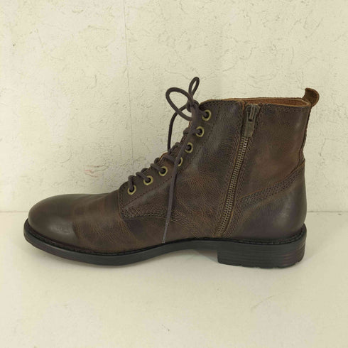 クラークス Clarks フォークナーライズ サイドジップレースアップシューズ メンズ JPN:26