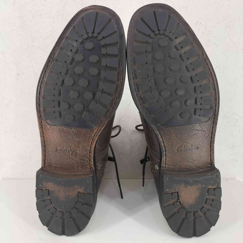 クラークス Clarks フォークナーライズ サイドジップレースアップシューズ メンズ JPN:26
