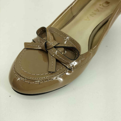 ダイアナ DIANA リボンデザイン エナメル ストラップ パンプス レディース 23 1/2