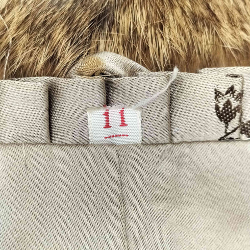 real fur jacket リアルファージャケット レディース JPN:11号