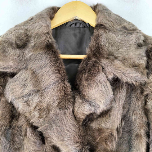 Silber Fleece real fur jacket リアルファージャケット レディース JPN:11号