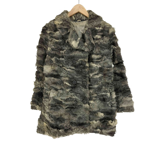 fur jacket ダブルボタン ファージャケット レディース