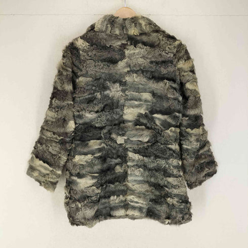 fur jacket ダブルボタン ファージャケット レディース