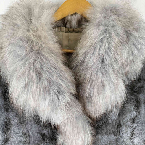real fur jacket リアルファージャケット レディース JPN:11号