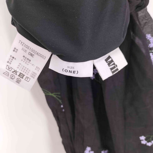 WILLOW 花柄刺繍 ロング パンツ レディース JPN:1