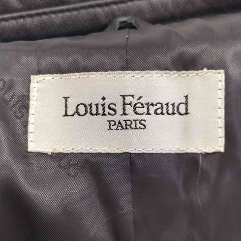 Louis Feraud kangaroo leather カンガルー革 総柄 ロングコート レディース FREE