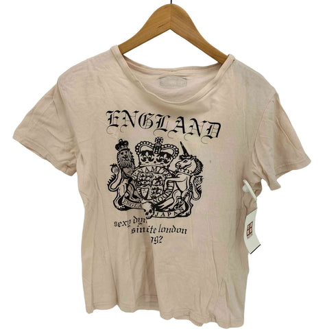SEXY DYNAMITE LONDON Y2K パンク グラフィックプリント S/S Tシャツ レディース JPN:S