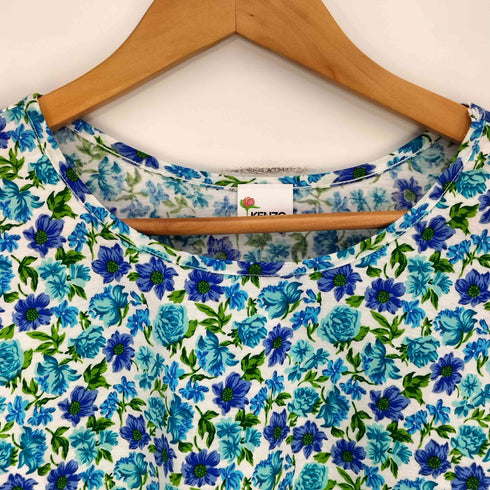 ケンゾーパリス KENZO PARIS 花柄 クルーネック Tシャツ レディース JPN:M