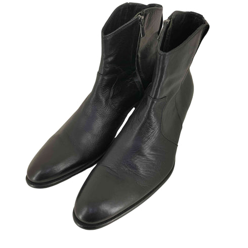 ゴーサンゴーイチプールオム 5351 POUR LES HOMMES レザー サイドジップ ブーツ メンズ EUR:44