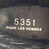 ゴーサンゴーイチプールオム 5351 POUR LES HOMMES レザー サイドジップ ブーツ メンズ EUR:44