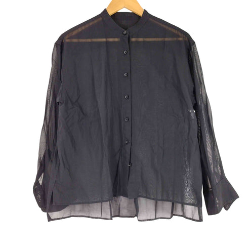ビューティーアンドユースユナイテッドアローズ BEAUTY & YOUTH UNITED ARROWS BY コットンオーガンジーワイドバンドカラーシャツ レディース JPN:L
