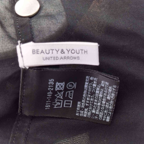 ビューティーアンドユースユナイテッドアローズ BEAUTY & YOUTH UNITED ARROWS BY コットンオーガンジーワイドバンドカラーシャツ レディース JPN:L