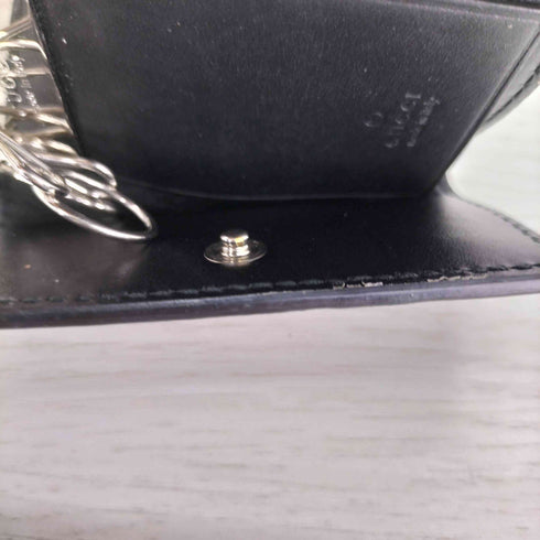 グッチ GUCCI GGスプリーム ウェビングライン シェリーライン 6連 キーケース GG型押し メンズ