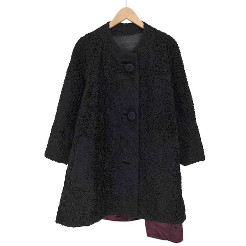 Astra fur フランス製 astrakhan coat アストラカンコート レディース