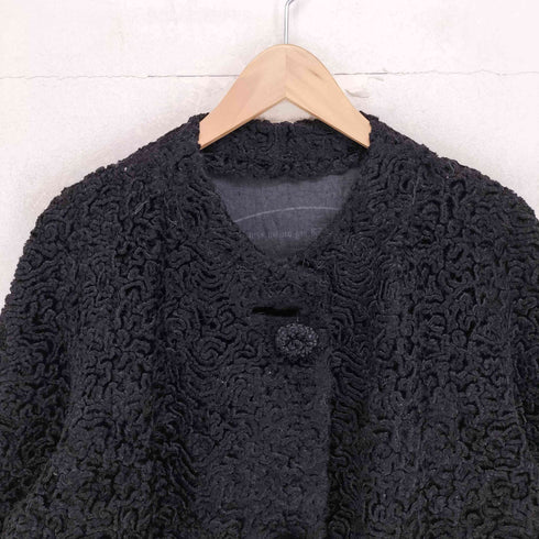 Astra fur フランス製 astrakhan coat アストラカンコート レディース