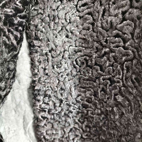 Astra fur フランス製 astrakhan coat アストラカンコート レディース