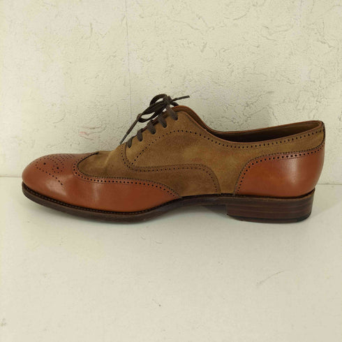 LA CORDONNERIE ANGLAISE スエード切替 ウイングチップ レザーシューズ import メンズ 9½