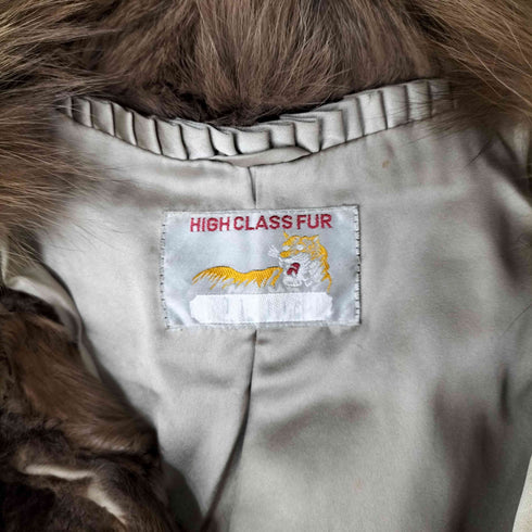 HIGH CLASS FUR リアルファージャケット レディース