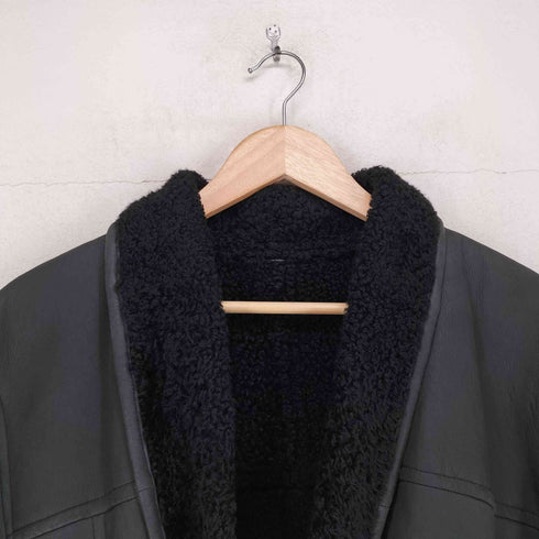 sheepskin シープスキン ボア ムートン ジャケット メンズ FREE