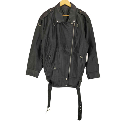 フェイクレザー ライダース ジャケット メンズ 3xl