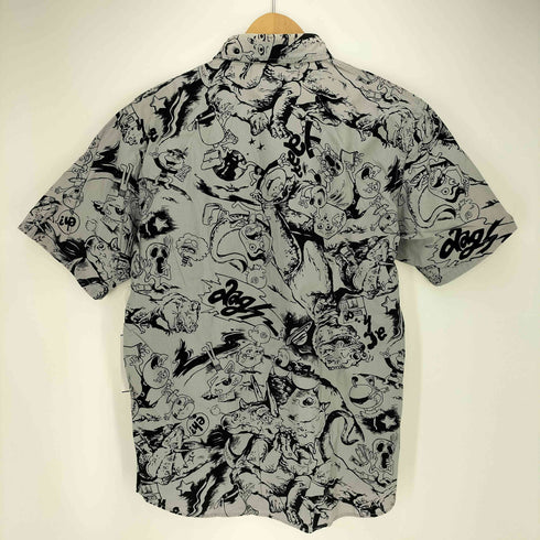 ピーピーエフエム PPFM コミックプリント ポケット S/S シャツ メンズ JPN:M