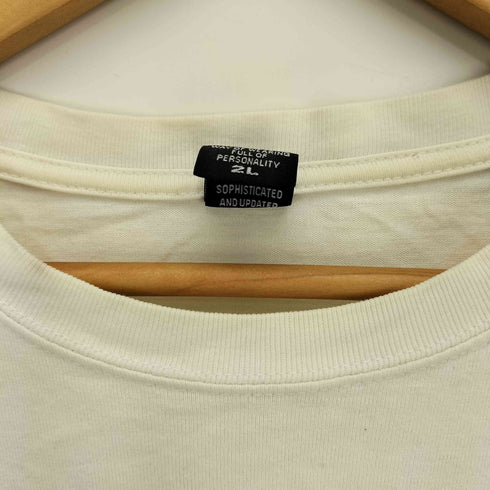 TVW スカル ラメプリント クルーネックTシャツ y2k メンズ 2L