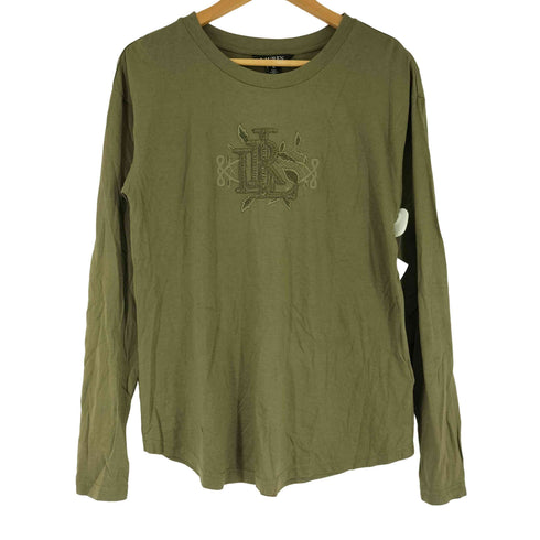 ローレンラルフローレン LAUREN RALPH LAUREN ロゴパッチ L/S Tシャツ メンズ JPN:M