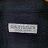 ビューティーアンドユースユナイテッドアローズ BEAUTY & YOUTH UNITED ARROWS シアサッカー ボタンダウン 半袖シャツ ブラックウォッチ メンズ JPN:L