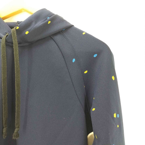 コムデギャルソンオムプリュス COMME des GARCONS HOMME PLUS ペンキ ドット プルオーバー ジャージー フーディー パーカー メンズ