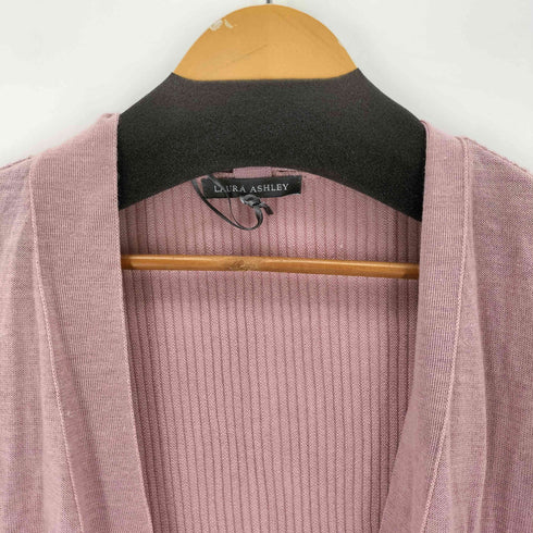 ローラアシュレイ LAURA ASHLEY ボタンレス カーディガン レディース S