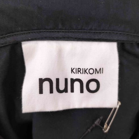 KIRIKOMI nuno PR0_N5034_i shirt フラワーモチーフレース刺繍 丸襟 シャツ レディース FREE