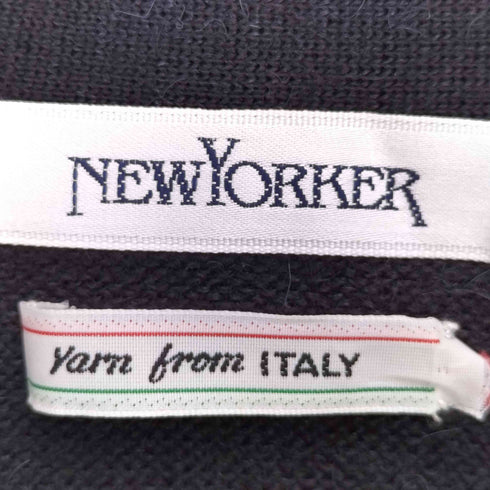 ニューヨーカー NEWYORKER yarn from ITALY アルパカ混 カーディガン レディース