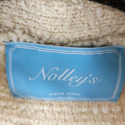 ノーリーズ NOLLEY’S ツイード ボタン ポケット ベスト レディース JPN:38