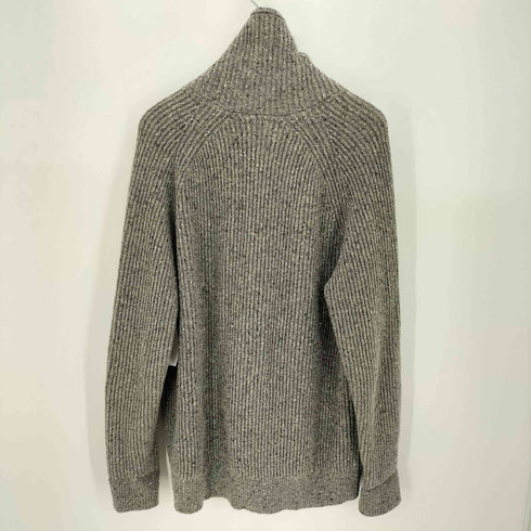 ブルックスブラザーズ BROOKS BROTHERS ホースボタン ネップ ショールカラー ウール カーディガン レディース import:L