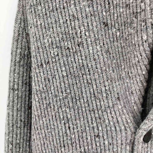 ブルックスブラザーズ BROOKS BROTHERS ホースボタン ネップ ショールカラー ウール カーディガン レディース import:L