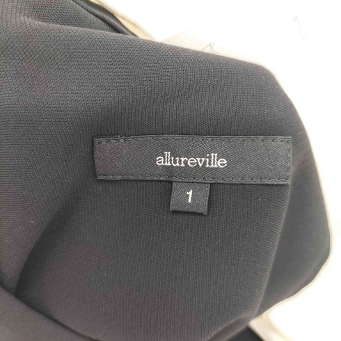 アルアバイル allureville バイカラー タック ジャンプスーツ レディース 1