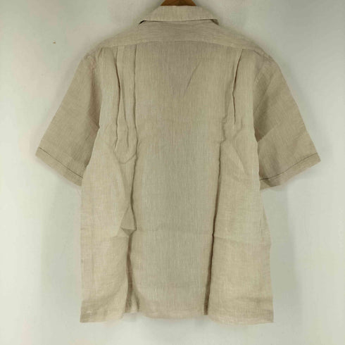 フェアファクス FAIRFAX S/S 開襟 リネンシャツ メンズ JPN:L